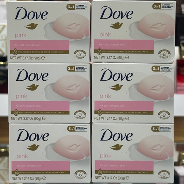 صابون داو کرمی صورتی برای پوست صاف و نرم 90 گرم | Dove pink Soap for soft & smooth skin 90gr